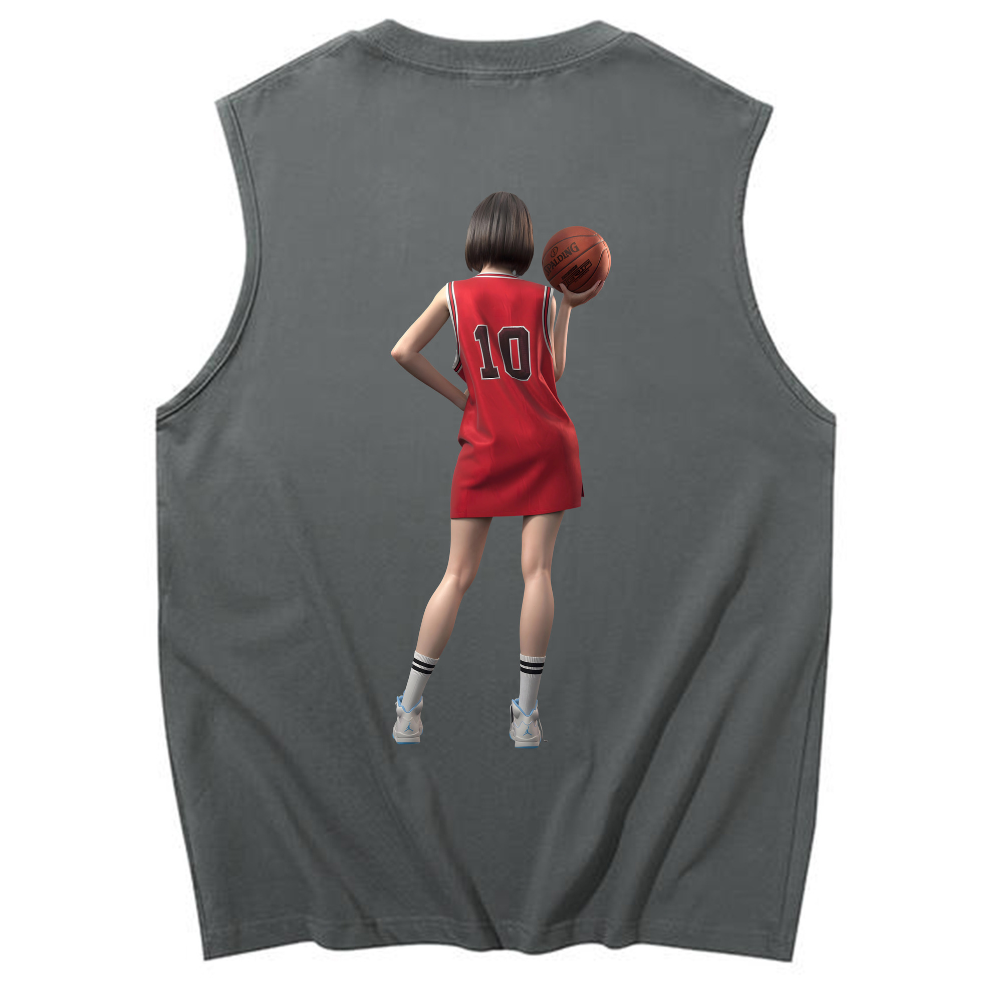 （画像用） SLAM DUNK／スラムダンク コットン100％タンクトップ（背面プリント）